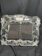 NWT MIKASA VINTAGE MEMORIES DUET Crystal Photo FRAME GERMANY 2X 3.5 X 5  