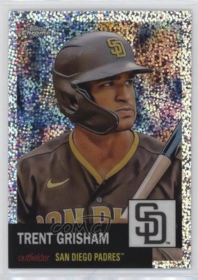 2022 Topps Chrome Platinum Anniversary Speckle Refractor /150 Trent Grisham 0ot5