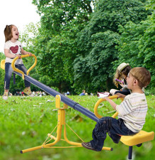 Kids Outdoor,Heavy Duty 250LB 360  Rotating Seesaw Outdoor Teeter Totter Outdoor