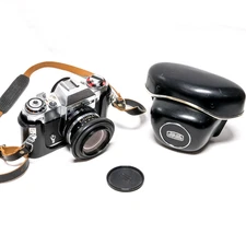 ⭐Zeiss Ikon Icarex 35S BM 35mm Film SLR Camera - Carl Zeiss - TESTED WORKING ⭐