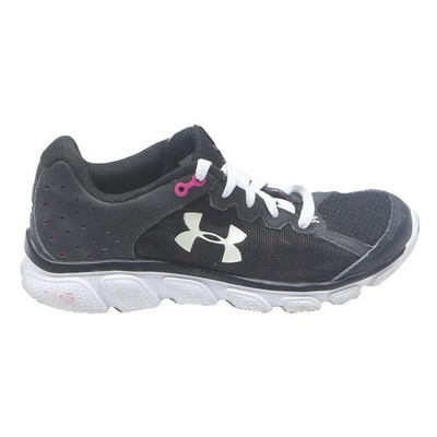 UNDER ARMOUR Micro G Assert Damen Sneaker Niedrig Schwarz Weiß Synthetik UK 4.5