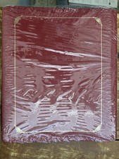 Creative Memories 8 X 10 Red Reflections Scrapbook Album with Gold Trim