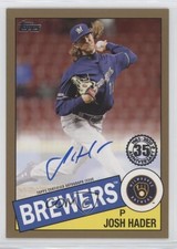 2020 Topps Update 1985 Topps Baseball Gold 11/50 Josh Hader #85A-JH Auto 0cx3