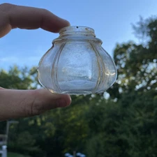 Circa 1920’s 6-Paneled Cosmetic? Cream? Jar