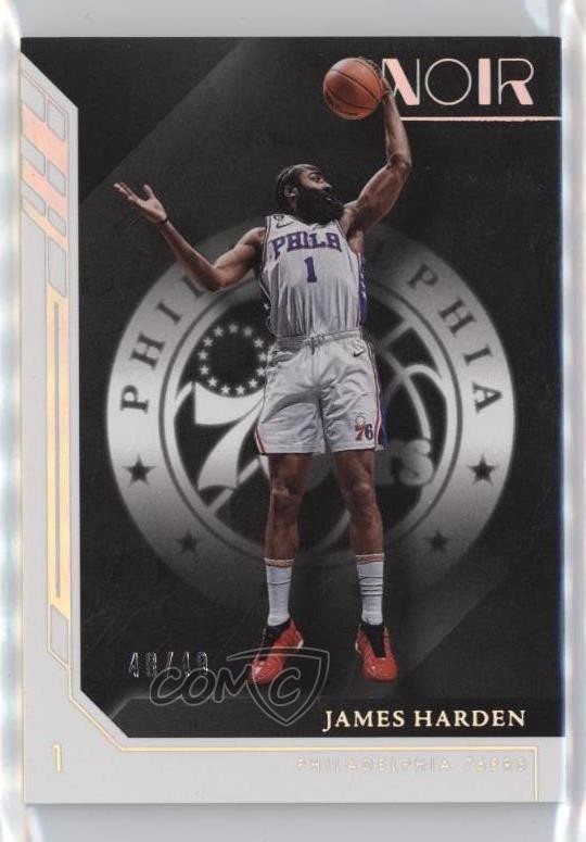 2022-23 Panini Noir Association Edition Holo Silver 48/49 James Harden #13 03rx