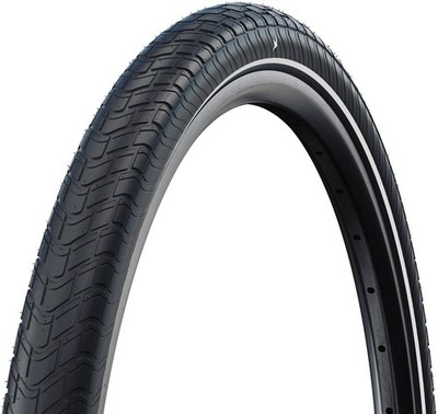 Schwalbe Motion Big Apple Tire - 26 x 2.15, Clincher, Wire, Black/Reflex,
