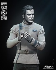 Kirk, Star Trek  1/4-1/24, Sculpture, Figur, Unbemalt, 3D-Druck, Wicked