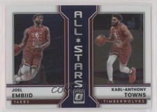 2022-23 Panini Donruss Optic All-Stars Joel Embiid Karl-Anthony Towns #9 0b3