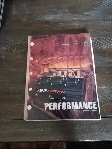 MOPAR AUTHENTIC PERFORMANCE 392 HEMI PERFORMANCE MUSCLE STREET SPEED ...