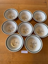 8 x Royal Doulton 15cm Lambethware Will O’er The Wisp Soup Bowls Fruit Dishes