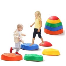Stepping Stones for Kids,Non-Slip Toddler Sensory Stepping Stones for 5P-Multi