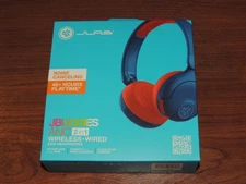 New Sealed - JLab JBuddies Bluetooth Wireless ANC Kids' Headphones - Blue/Red