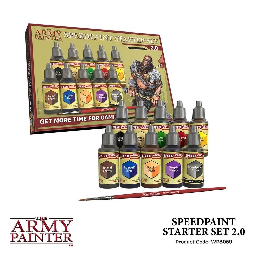 The Army Painter Speedpaint Starter Set 2.0 - miniature, contrast hobby