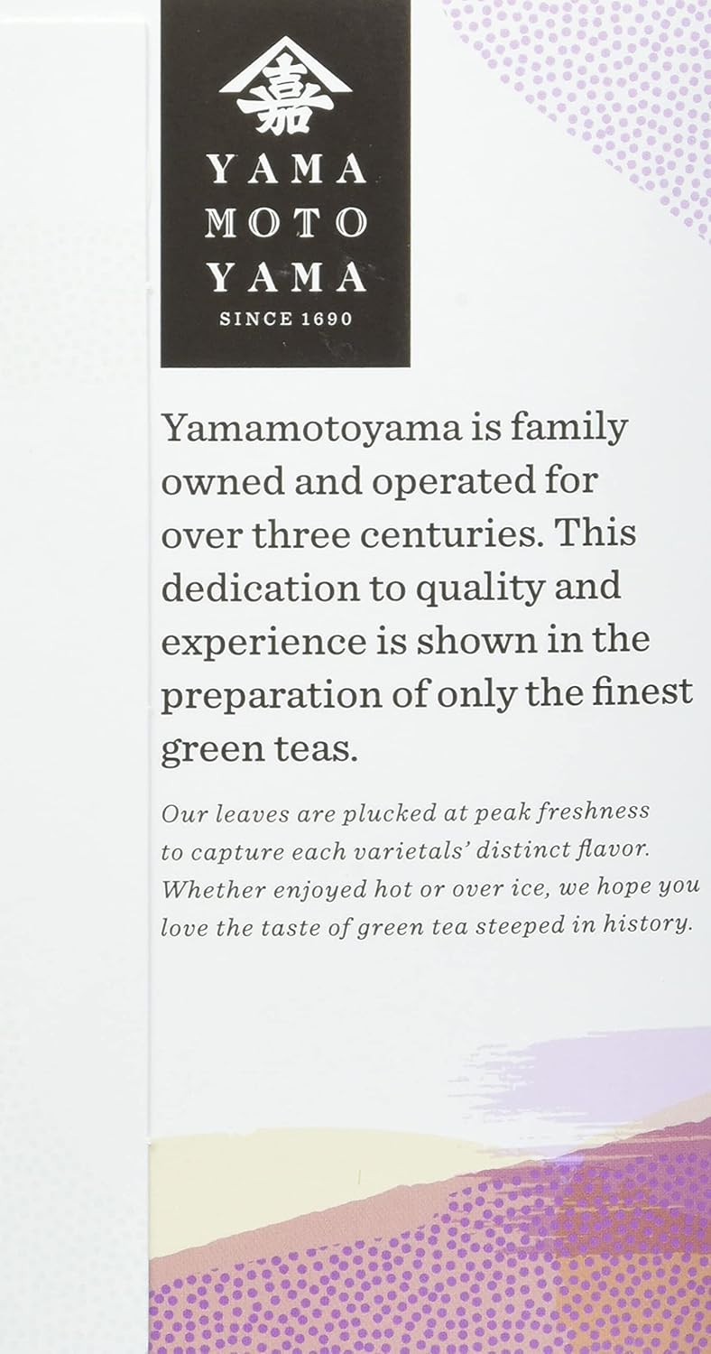 Japanese Yamamotoyama Organic Jasmine Blossoms Premium Green Tea (18 Tea Bags)