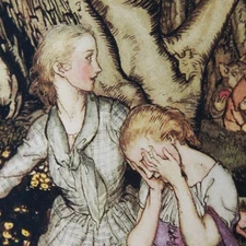 EXRare ARTHUR RACKHAM GOBLIN MARKET 1ST BRITISH 1933 ROSSETTI PLUS RARE DJ WOW!