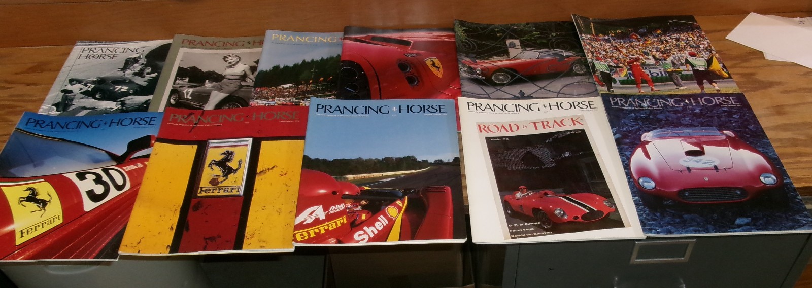 1993 - 1996 Ferrari Club of America Prancing Horse Magazine #109 - 119 Lot of 11