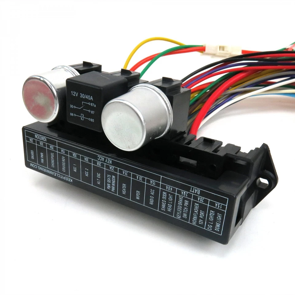 Kit de actualización de arnés de cables interior para tablero de camioneta Chevy GMC C10 K15 67-72 24 circuitos  Foto 3 de 4