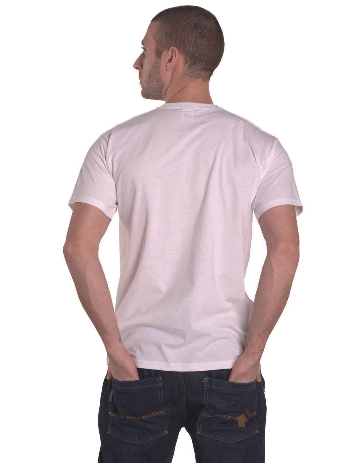 ALTRA T shirt Pink Floyd The Wall and Logo Band logo nuova ufficiale uomo bianca