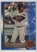 2022 Bowman 1st Edition Blue Foil 108/150 Ricardo Genoves #BPPF-60 0xh3