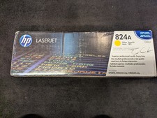 HP 824A Yelow Original LaserJet Toner Cartridge, CB382A New Sealed