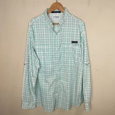 Columbia PFG Omni Shade Shirt Men's XL Super Tamiami Button Up Hiking Outdoors