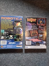 Sega Saturn Lot of 2 Ghen War and Robotica Games PLEASE READ