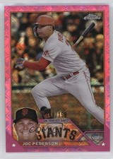 2023 Topps Chrome Logofractor Edition Pink Refractor /199 Joc Pederson #31 0n64