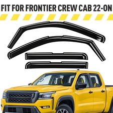 Side Window Deflectors Rain Guards for 2022-2027 Nissan Frontier Crew Cab