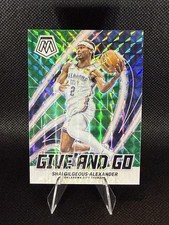 Shai Gilgeous-Alexander 2023-24 Panini Mosaic Give And Go Green Prizm #5