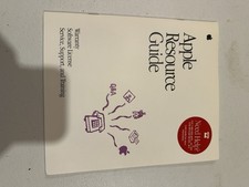 Vintage Apple Resource Guide Booklet Folder Holder Macintosh Warranty Service