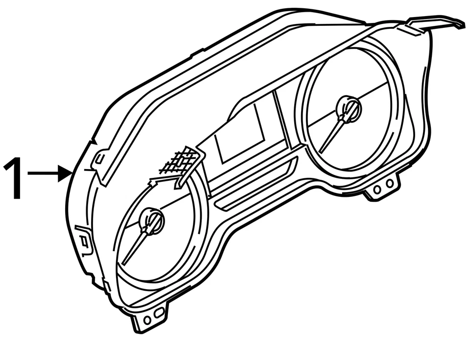 Grupo de velocímetro MPH King Ranch para camioneta Ford F150 15 6837205 Foto 4 de 4
