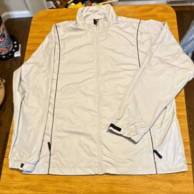 Nike Golf Men's White XL 2-Piece Tracksuit Set Jacket/Pants Full Zip