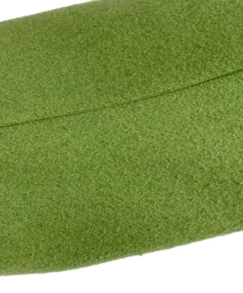 Ameri UND Flowing Collar Short Coat Green Polyest… - image 6