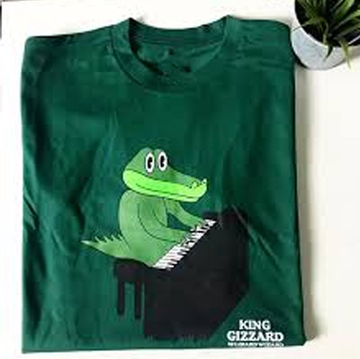 King Gizzard & the Lizard Wizard green T-shirt JN2441