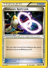 Alakazam Spirit Link 90/124 Uncommon Fates Collide Pokemon Lightly Played