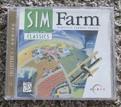 SIM FARM Country Cousin CD-Rom Classics PC & Mac Game Maxis - NEW / SEALED