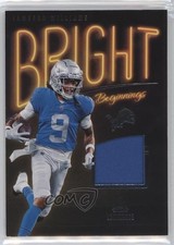 2023 Panini Luminance Bright Beginnings Relics Jameson Williams #BB-14 6r6
