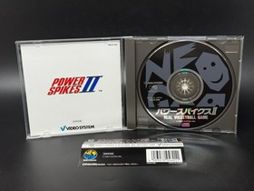 Power Spikes II (SNK Neo Geo CD) *CIB W/ OBI - TESTED - NTSC-J IMPORT*