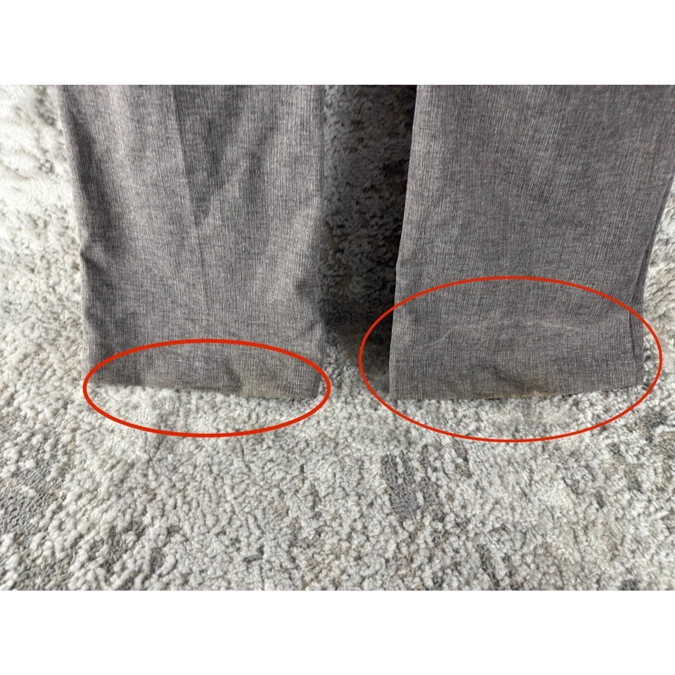 Kut From The Kloth Size 10 Flat Front Straight Leg Pants Gray Button Zip Pocket - Image 2 of 4