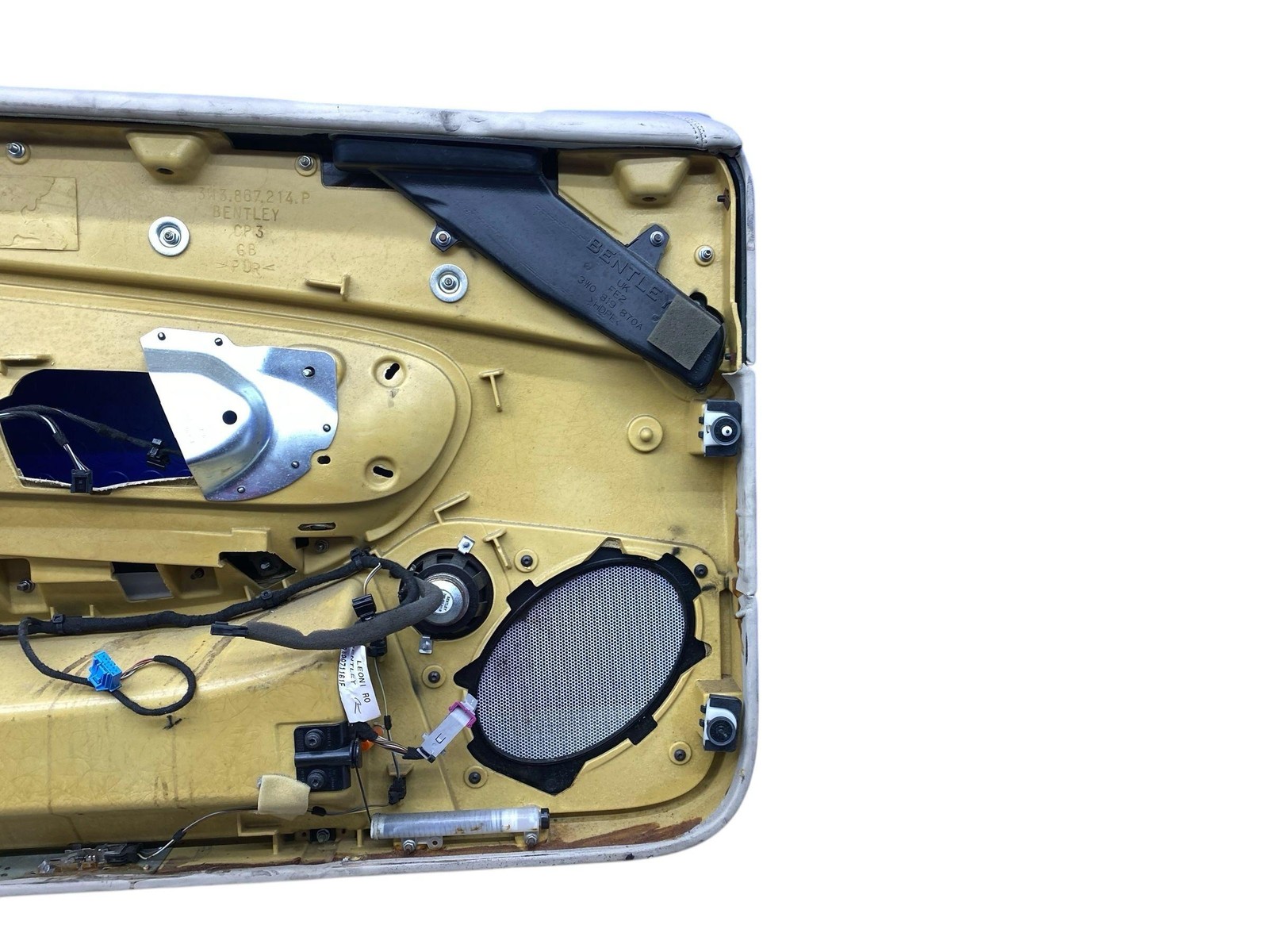 2006-2013 BENTLEY CONTINENTAL GTC FRONT RIGHT INTERIOR DOOR COVER PANEL *WEAR*