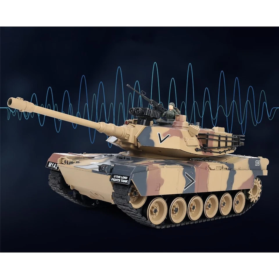 efaso RC Panzer US M1A2  mit Schussfunktion und Sound 1:20 Ready to Run - Bild 4 von 4