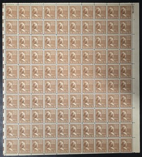 805 Martha Washington MNH Sheet CV $22.50