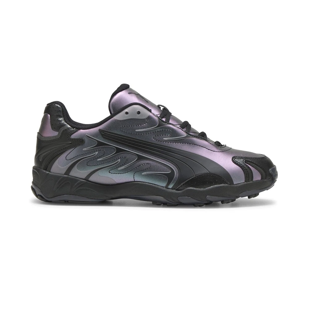 PUMA Inhale Color Shifting Lace Up Mens Black Sneakers Casual Shoes 40166502