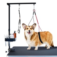 SHELANDY Pet Grooming arm with clamp for Large and 1 Count Pack of 1 , Black