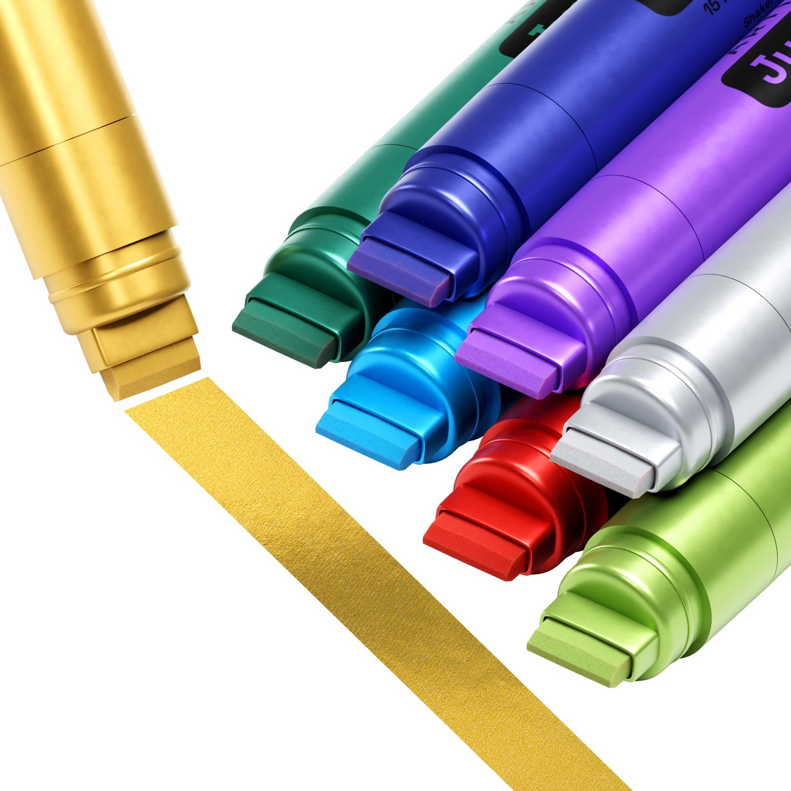 - Jumbo Markers Set With 15mm Wide Jumbo Tip For Mu...