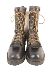 Danner Flashpoint Black Leather Firefighter Boots USA Made 18000 Size 8.5 D