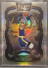 2020-21 Panini Select - Select Company Stephen Curry #14 Silver Prizm