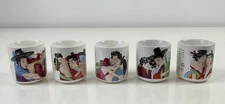 Vtg Welcome To Korea Yung-boh EROTICA SAKI CUPS Erotic Shot Glass Souvenir x5