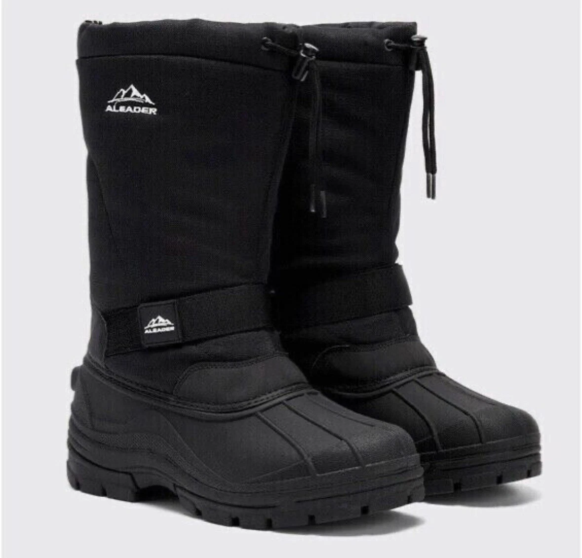 ALEADER Men’s Snow Boots Size 13 Waterproof Winter Snow Boots Black
Opens in a new window or tab