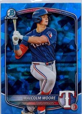 2025 Bowman Draft Sapphire MALCOLM MOORE #BDC-191 Chrome Rangers